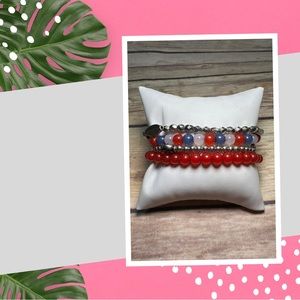 Set of 4 Stretch Bracelets